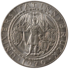 AUSTRIA, 50 Schilling, 1970, KM #2908, MS(60-62), Silver, 34, 19.97