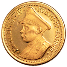 BURUNDI, 25 Francs, 1962, KM #3, MS(60-62), Gold, 7.98