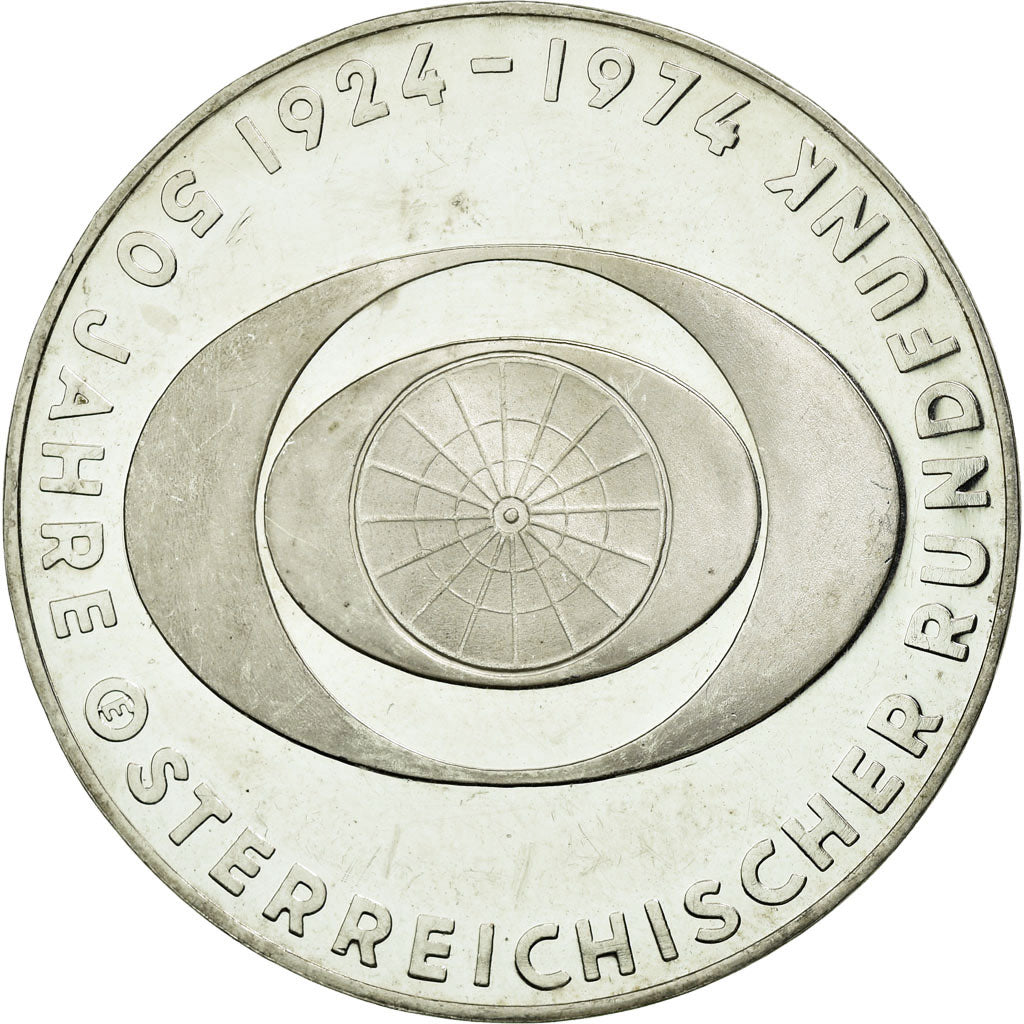 Coin, Austria, 50 Schilling, 1974, MS(60-62), Silver, KM:2922