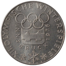 AUSTRIA, 100 Schilling, 1976, KM #2926, MS(60-62), Silver, 36, 23.78