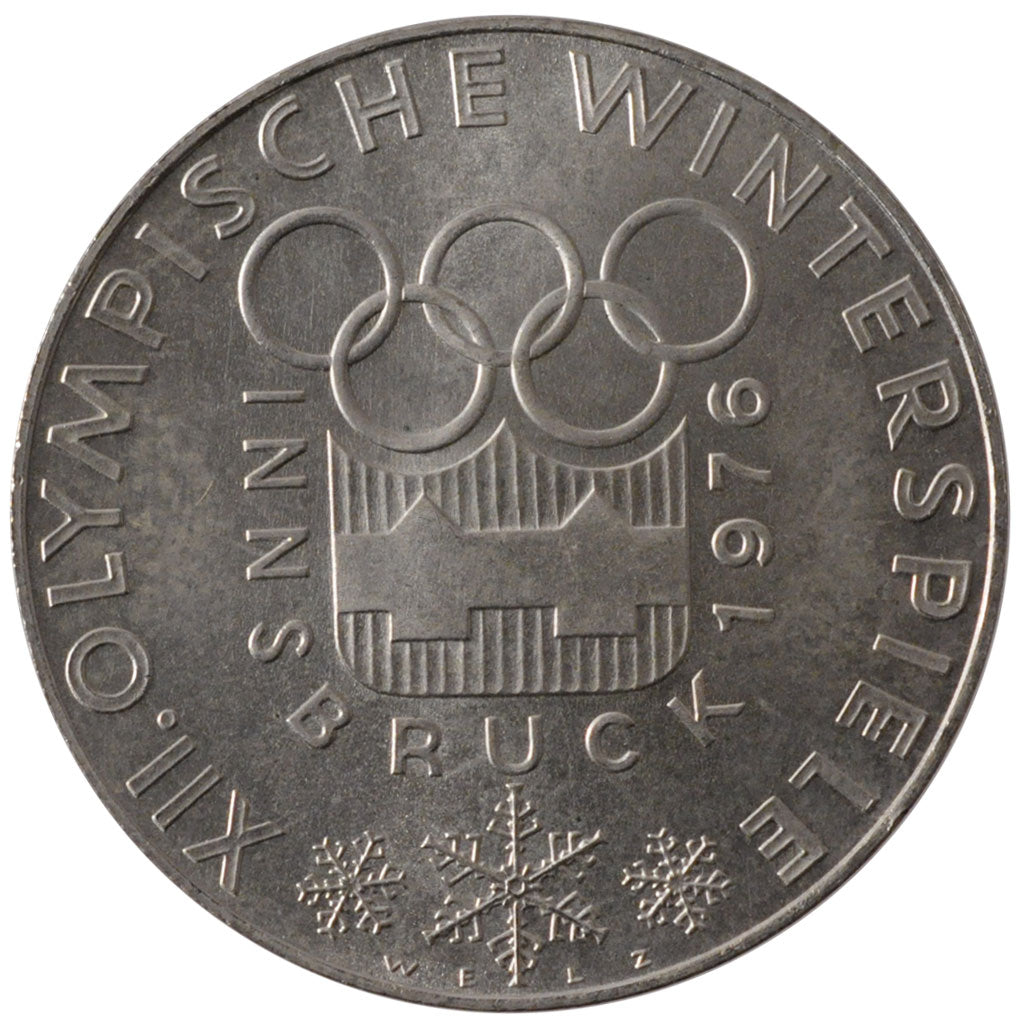Austria, 100 Schilling, 1976, KM #2926, MS(60-62), Silver, 24.10