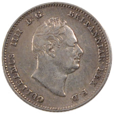 GREAT BRITAIN, 4 Pence, Groat, 1837, KM #723, EF(40-45), Silver, 1.87