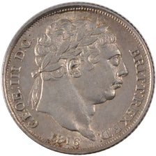 GREAT BRITAIN, 6 Pence, 1816, KM #665, MS(60-62), Silver, 2.83