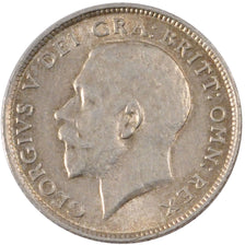GREAT BRITAIN, 6 Pence, 1914, KM #815, AU(50-53), Silver, 19.5, 2.80