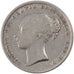 GREAT BRITAIN, Shilling, 1865, KM #734.3, VF(30-35), Silver, 5.56
