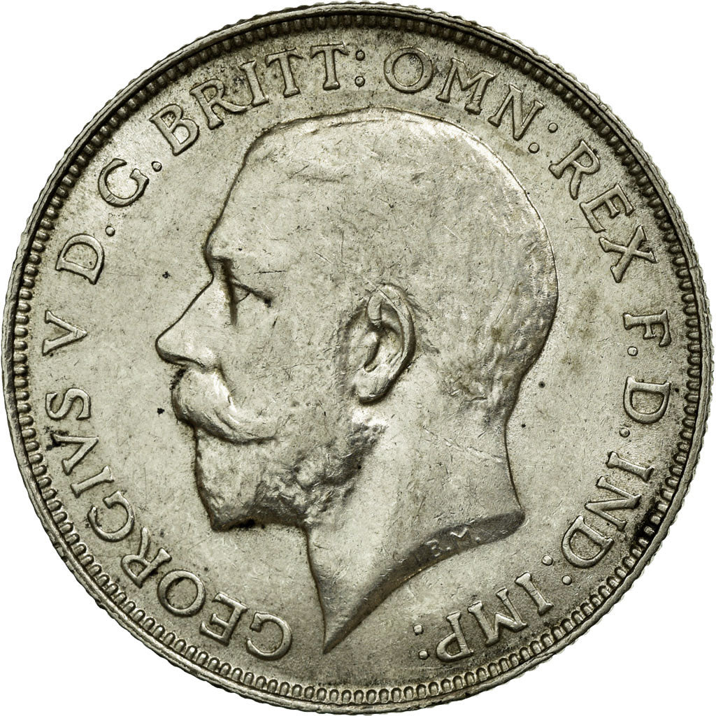 Moneta, Gran Bretagna, George V, Florin, Two Shillings, 1912, SPL-, Argento