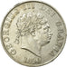 Moneda, Gran Bretaña, George III, 1/2 Crown, 1820, MBC+, Plata, KM:672