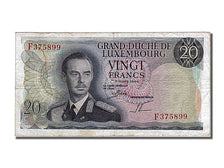 Luxembourg, 20 Francs, 1966, KM #54a, 1966-03-07, EF(40-45), F 375899