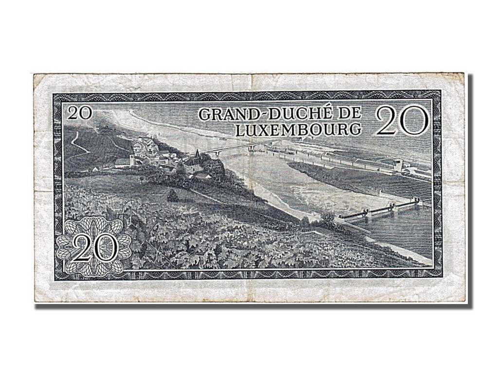 Luxembourg, 20 Francs, 1966, KM #54a, 1966-03-07, EF(40-45), F 375899