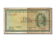 Luxembourg, 10 Francs, 1954, KM #48a, VF(30-35), J 975820