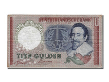 Banknote, Netherlands, 10 Gulden, 1953, 1953-03-23, AU(50-53)