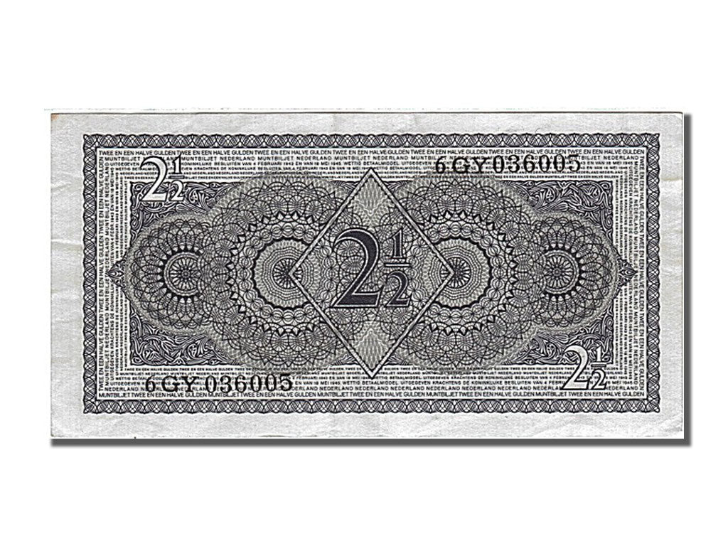 Netherlands, 2 1/2 Gulden, 1949, KM #73, 1949-08-08, UNC(60-62), 6GY 036005