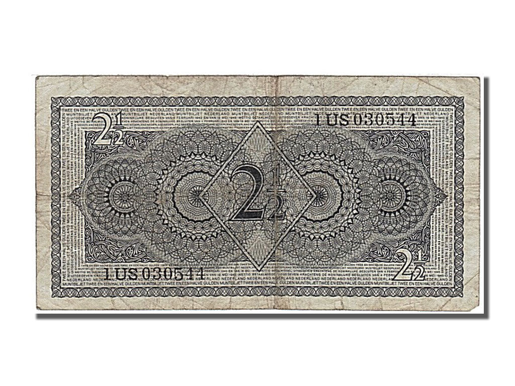 Netherlands, 2 1/2 Gulden, 1949, KM #73, 1949-08-08, VF(30-35), 1US 030544