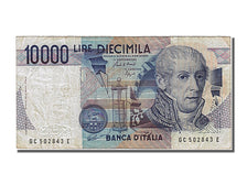 Italy, 10,000 Lire, 1984, KM #112b, 1984-09-03, VF(30-35), GC 502843 E