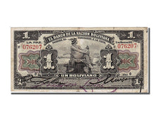Bolivie, 1 Boliviano, type 1911 