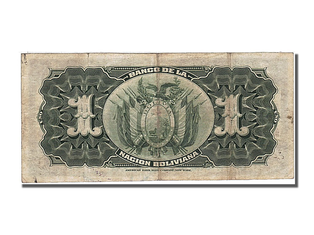 Bolivie, 1 Boliviano, type 1911 