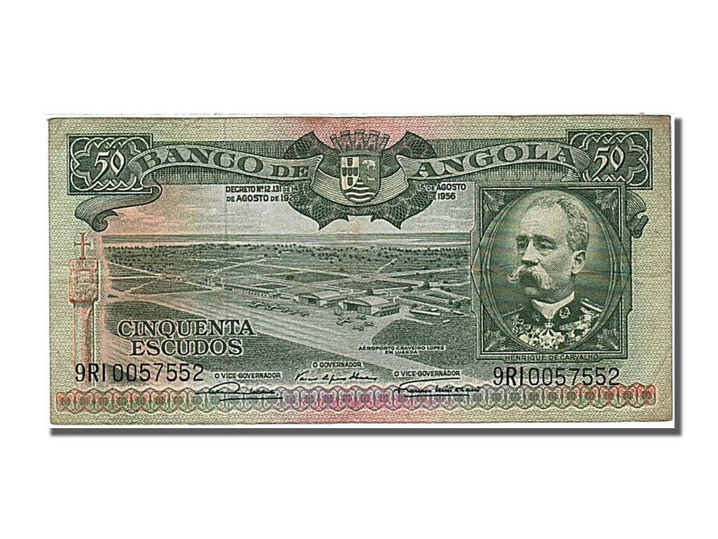 Angola, 50 Escudos, type 1956