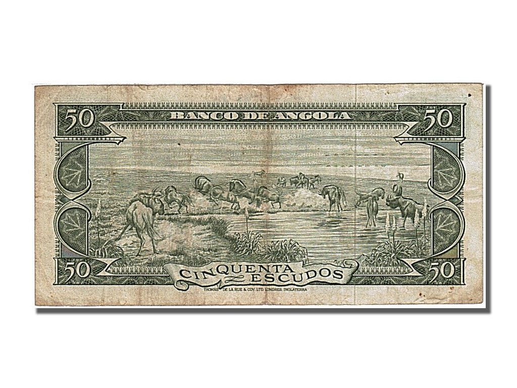 Angola, 50 Escudos, type 1956