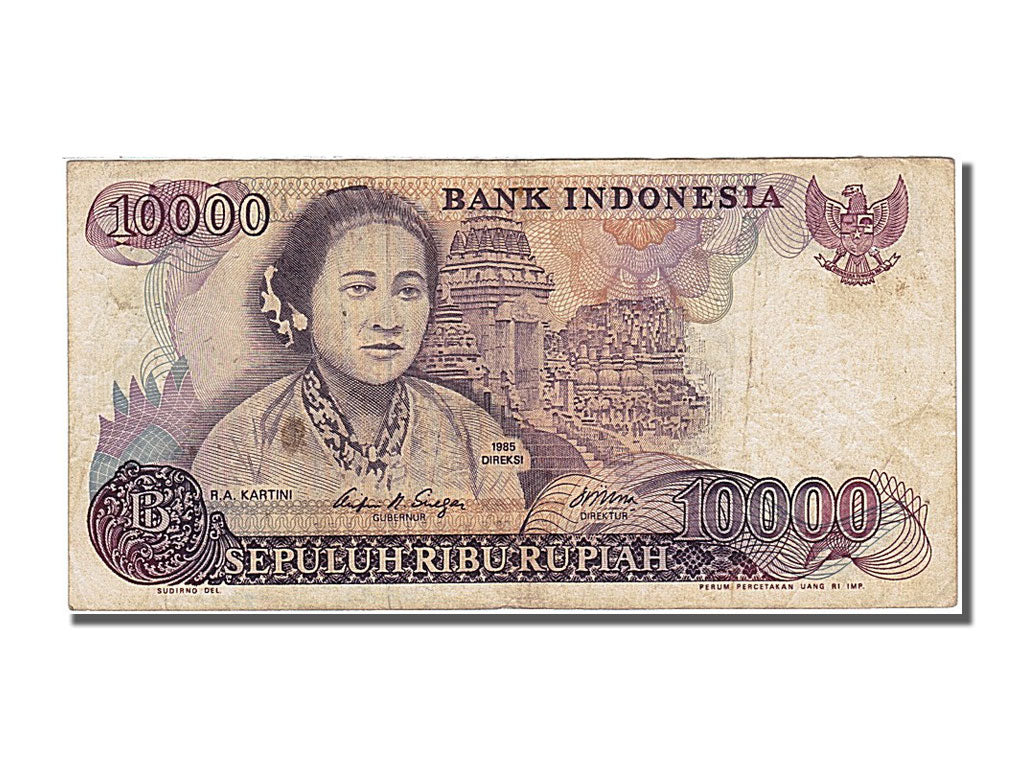Banknote, Indonesia, 10,000 Rupiah, 1985, EF(40-45)