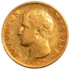 FRANCE, Napoléon I, 20 Francs, 1806, Paris, KM #674.1, AU(50-53), Gold, Gadoury