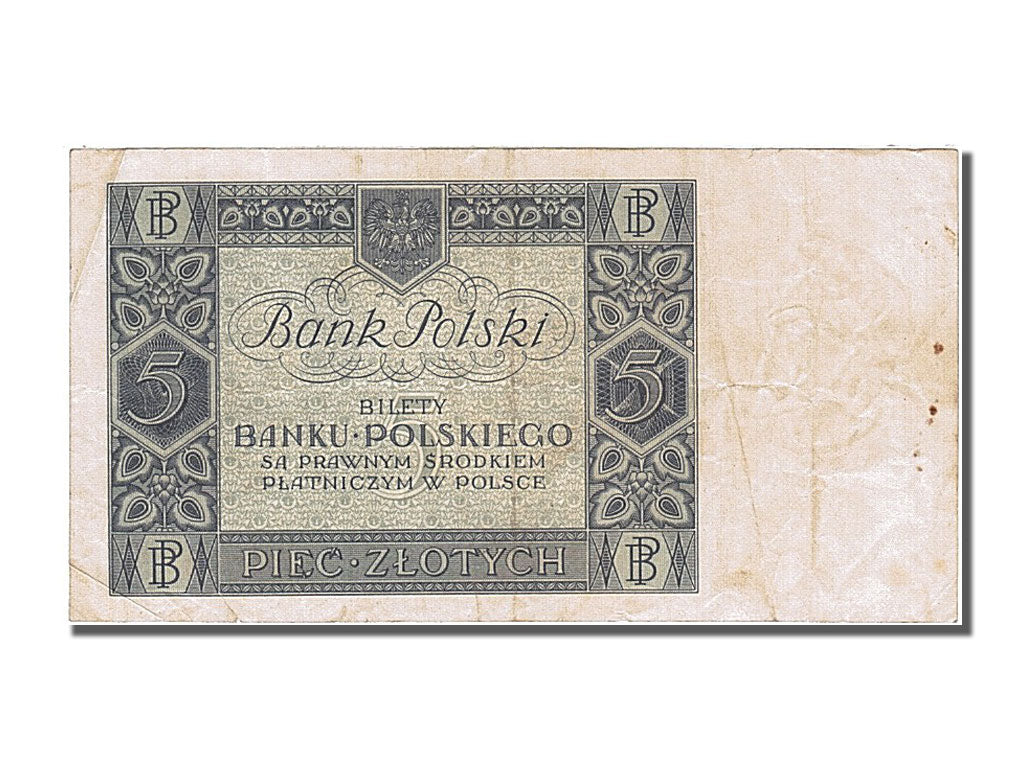 Poland, 5 Zlotych, 1930, KM #72, 1930-01-02, EF(40-45), 4947546