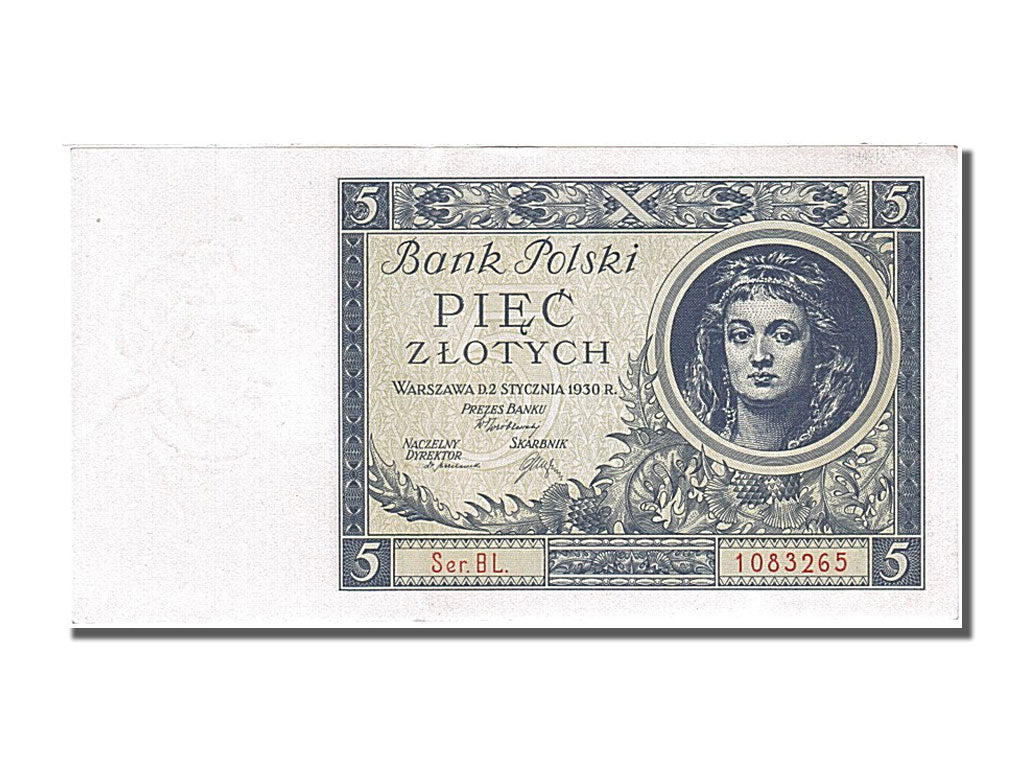 Poland, 5 Zlotych, 1930, KM #72, 1930-01-02, UNC(63), 1083265