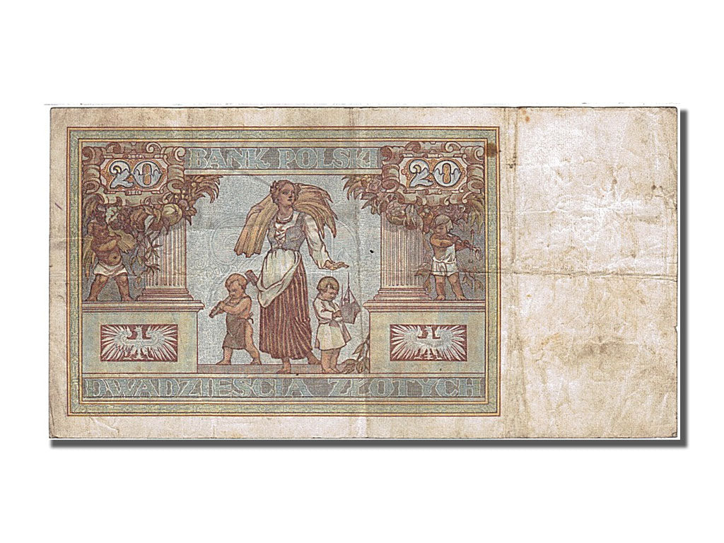 Banknote, Poland, 20 Zlotych, 1931, 1931-06-20, EF(40-45)