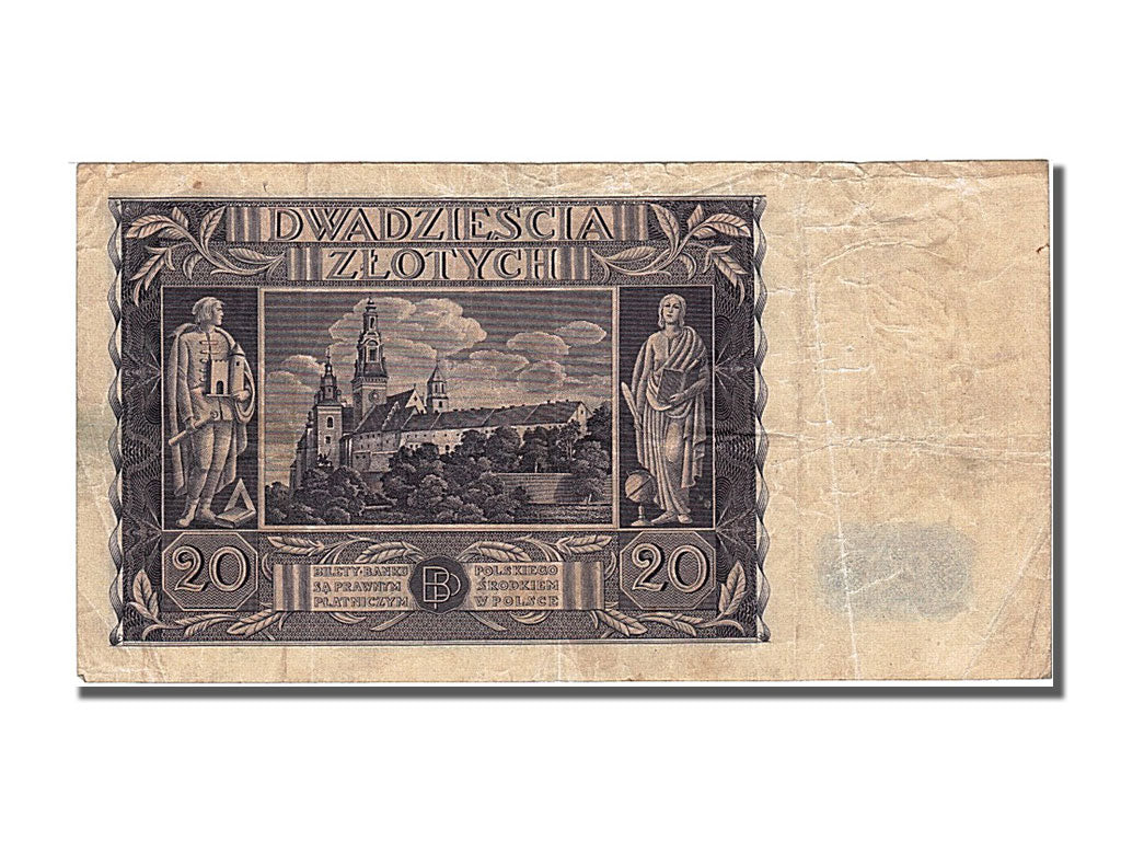 Billet, Pologne, 20 Zlotych, 1936, 1936-11-11, TB+