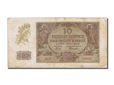 Banknote, Poland, 10 Zlotych, 1940, 1940-03-01, VF(30-35)