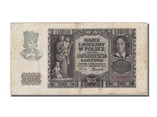 Banknote, Poland, 20 Zlotych, 1940, 1940-03-01, EF(40-45)
