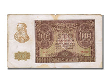 Banknote, Poland, 100 Zlotych, 1940, 1940-03-01, EF(40-45)
