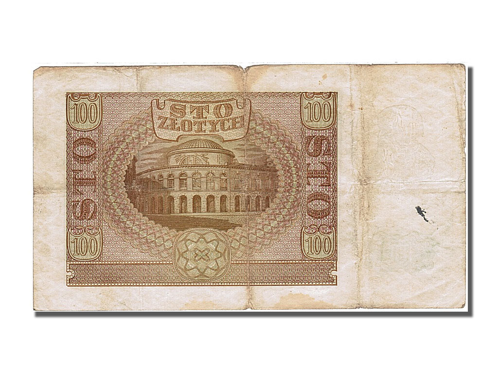 Banknote, Poland, 100 Zlotych, 1940, 1940-03-01, EF(40-45)