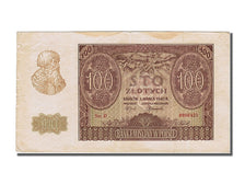 Banknote, Poland, 100 Zlotych, 1940, 1940-03-01, EF(40-45)