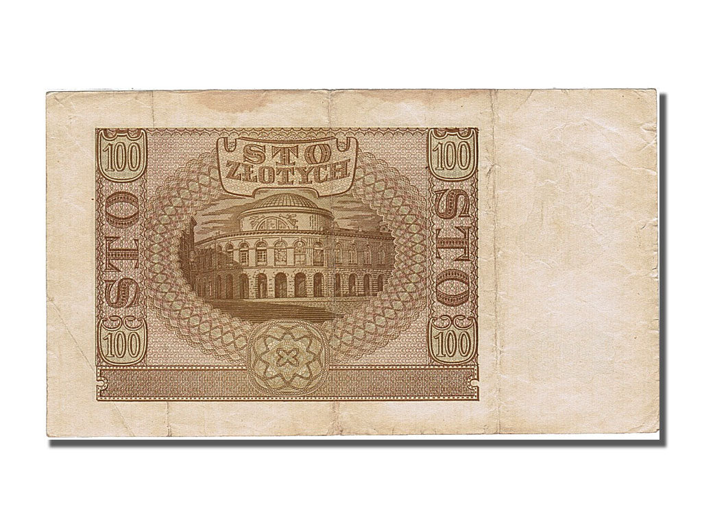 Banknote, Poland, 100 Zlotych, 1940, 1940-03-01, EF(40-45)