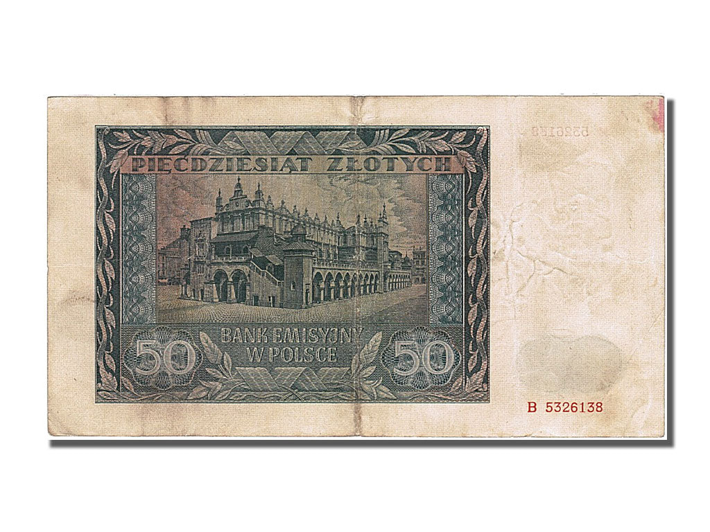Billet, Pologne, 50 Zlotych, 1941, 1941-08-01, SUP