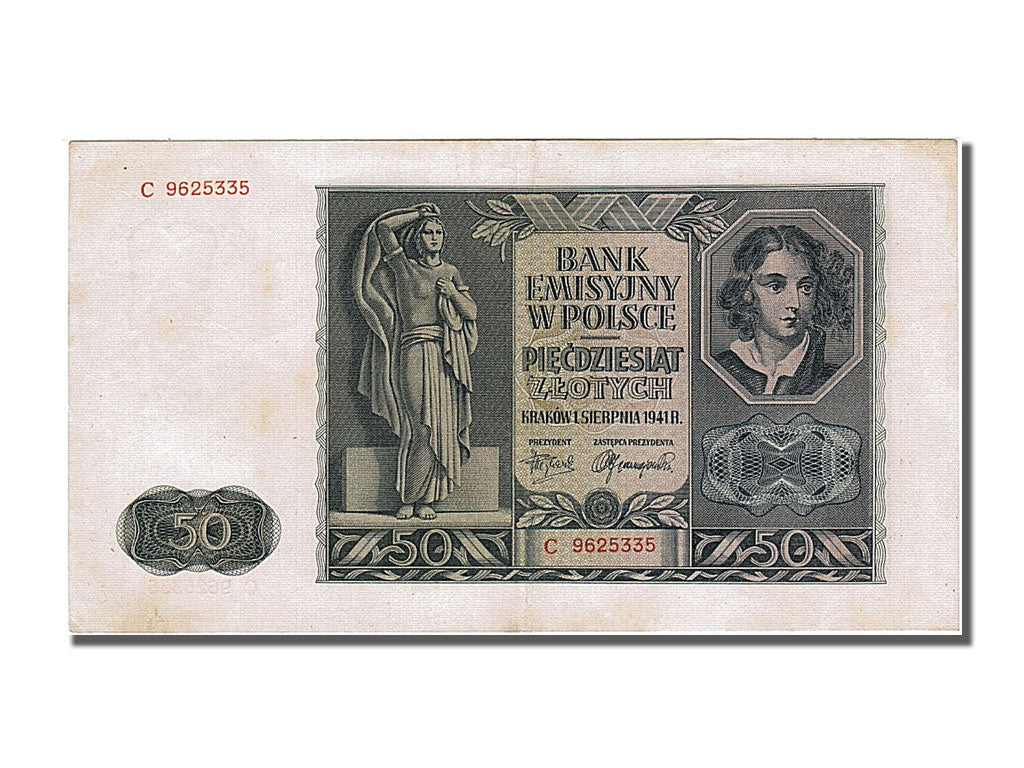 Billet, Pologne, 50 Zlotych, 1941, 1941-08-01, SUP+