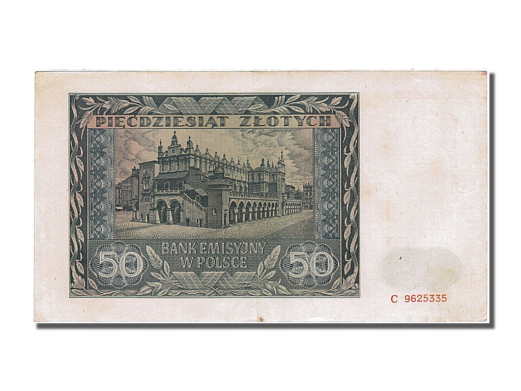 Billet, Pologne, 50 Zlotych, 1941, 1941-08-01, SUP+