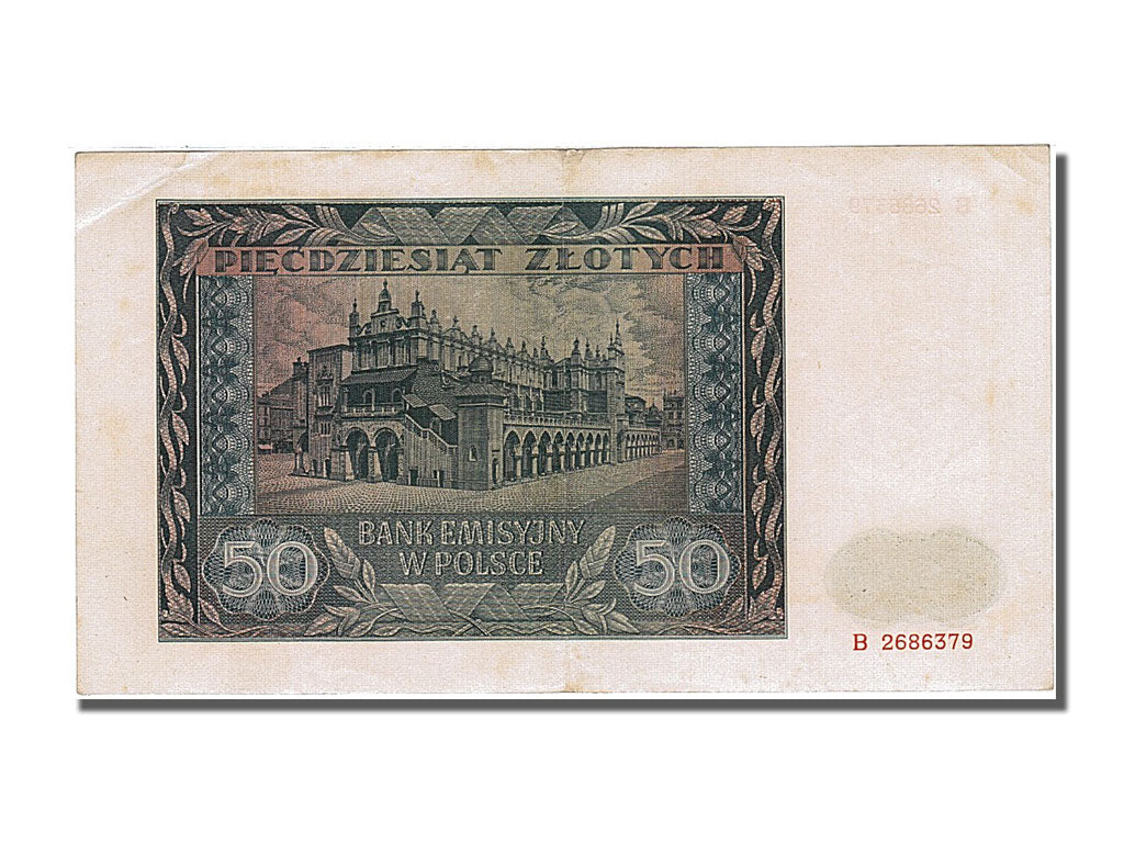 Banknote, Poland, 50 Zlotych, 1941, 1941-08-01, UNC(60-62)