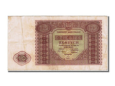 Poland, 10 Zlotych, 1946, KM #126, 1946-05-15, EF(40-45)