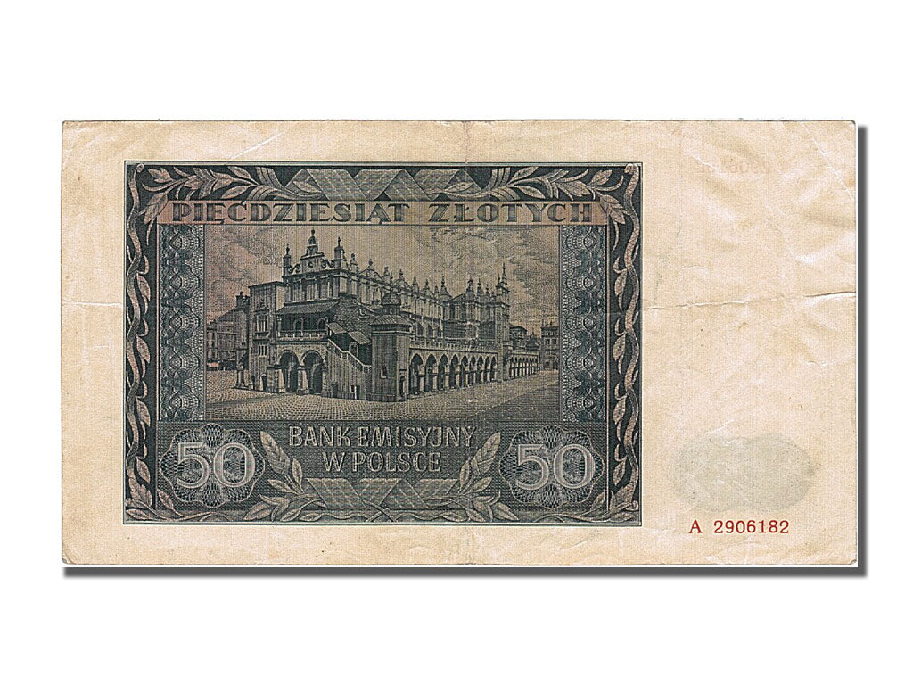 Banconote, Polonia, 50 Zlotych, 1941, 1941-08-01, SPL-