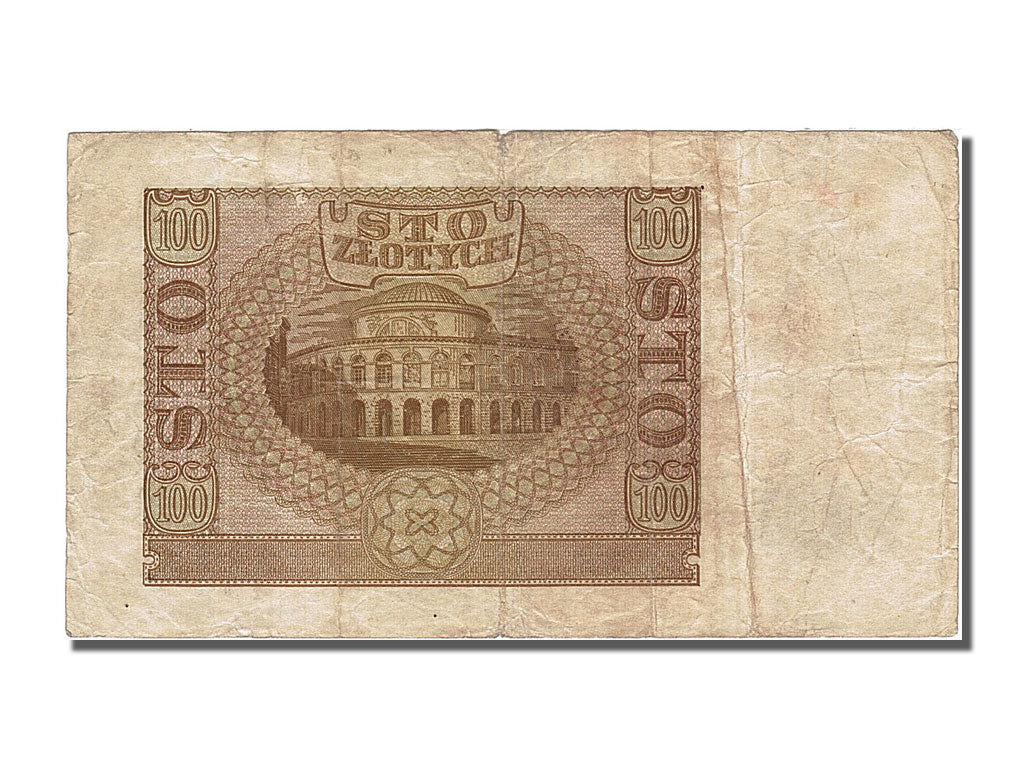 Banknote, Poland, 100 Zlotych, 1940, 1940-03-01, EF(40-45)