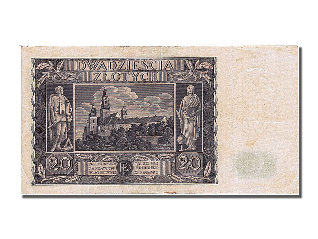 Banknote, Poland, 20 Zlotych, 1936, 1936-11-11, AU(55-58)
