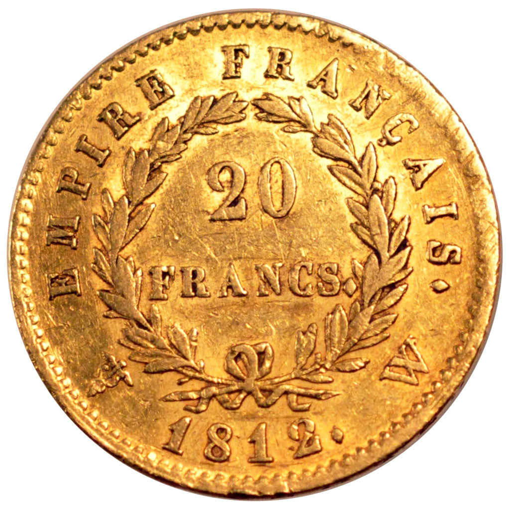 Coin, France, Napoléon I, 20 Francs, 1812, Lille, EF(40-45), Gold, Gadoury:1025