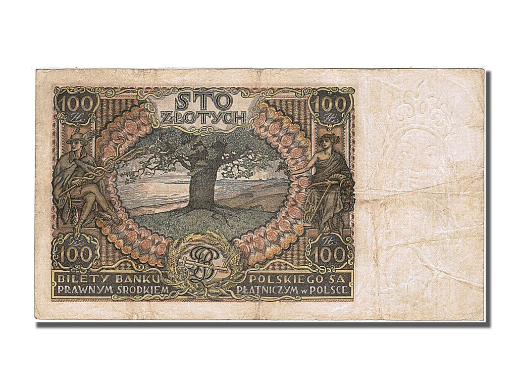 Poland, 100 Zlotych, 1932, KM #74a, 1932-06-02, AU(55-58), BW 9011675