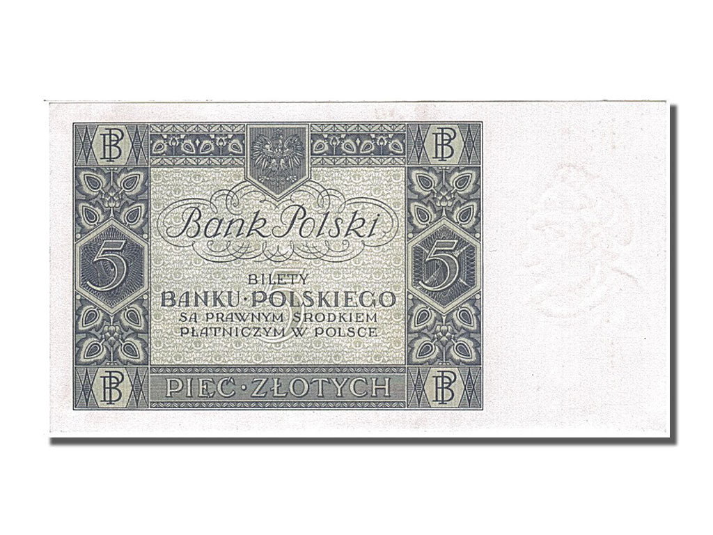 Poland, 5 Zlotych, 1930, KM #72, 1930-01-02, UNC(65-70), BL 1083264