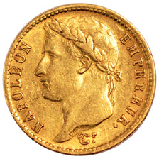 FRANCE, Napoléon I, 20 Francs, 1813, Paris, KM #695.1, EF(40-45), Gold, Gadoury 