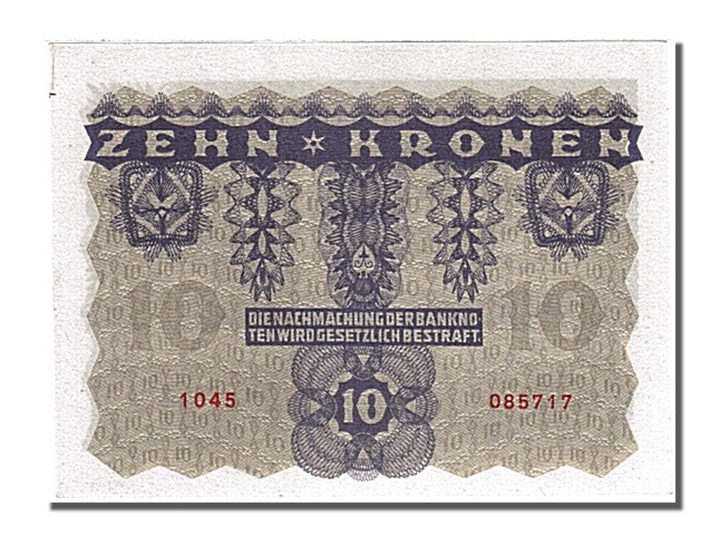 Austria, 10 Kronen, 1922, KM #75, 1922-01-02, UNC(65-70), 085717