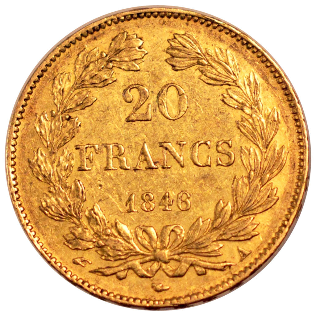 Francia, Louis-Philippe, 20 Francs, 1846, Paris, BB+, Oro, Gadoury:1031
