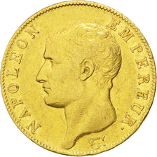 FRANCE, Napoléon I, 40 Francs, 1805, Paris, KM #664.1, EF(40-45), Gold, Gadoury 