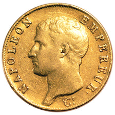 FRANCE, Napoléon I, 40 Francs, 1806, Paris, KM #675.1, EF(40-45), Gold, Gadoury 